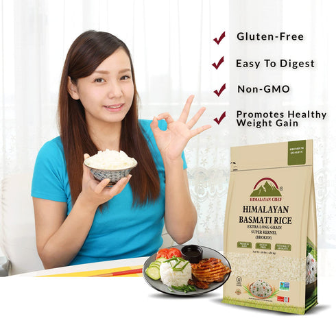 Super Kernel Basmati Broken Rice - 10 lbs | HIMALAYAN CHEF